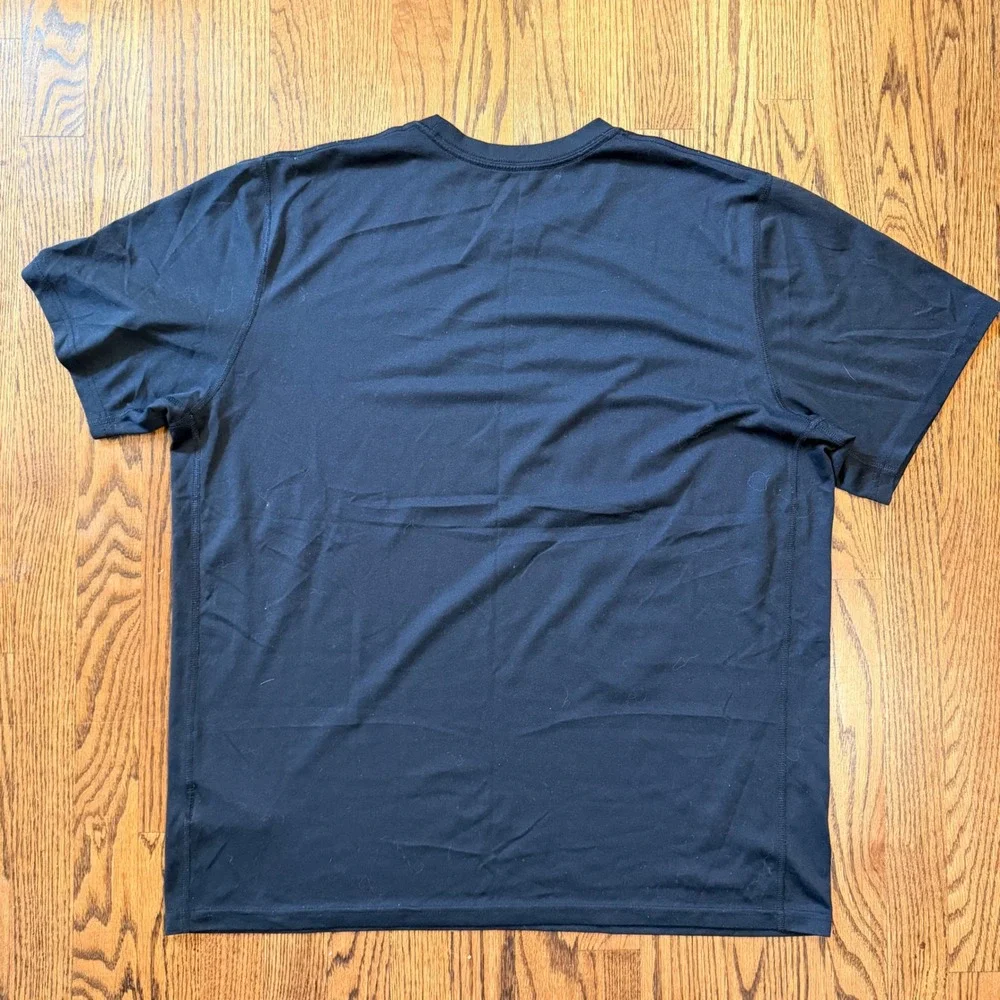 Nike Dri-FIT Just Do It Graphic T-Shirt XL Black‎ Purple Mens Training Tee